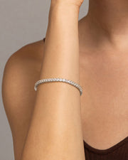 Princess Cut Tennis Bracelet – view 11