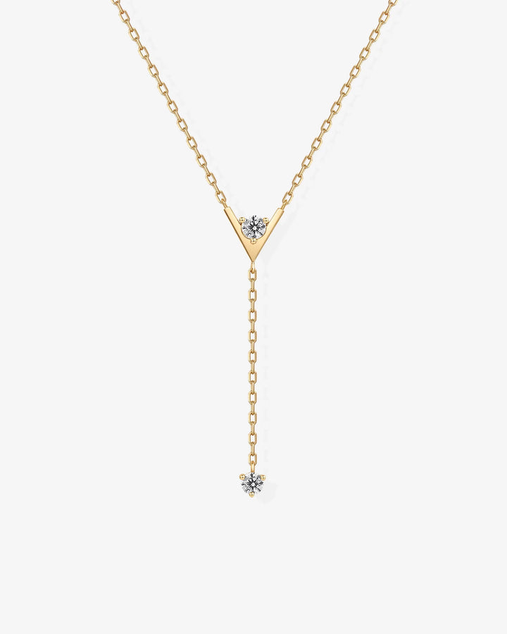 Mini Drop Lariat Necklace