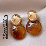 Aurélie Amber Drop Earrings | Gold – view 5