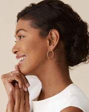 Clasp Back Thin HoopsEarrings – view 76