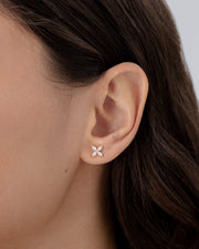 4 Stone Marquise Stud Earrings – view 3