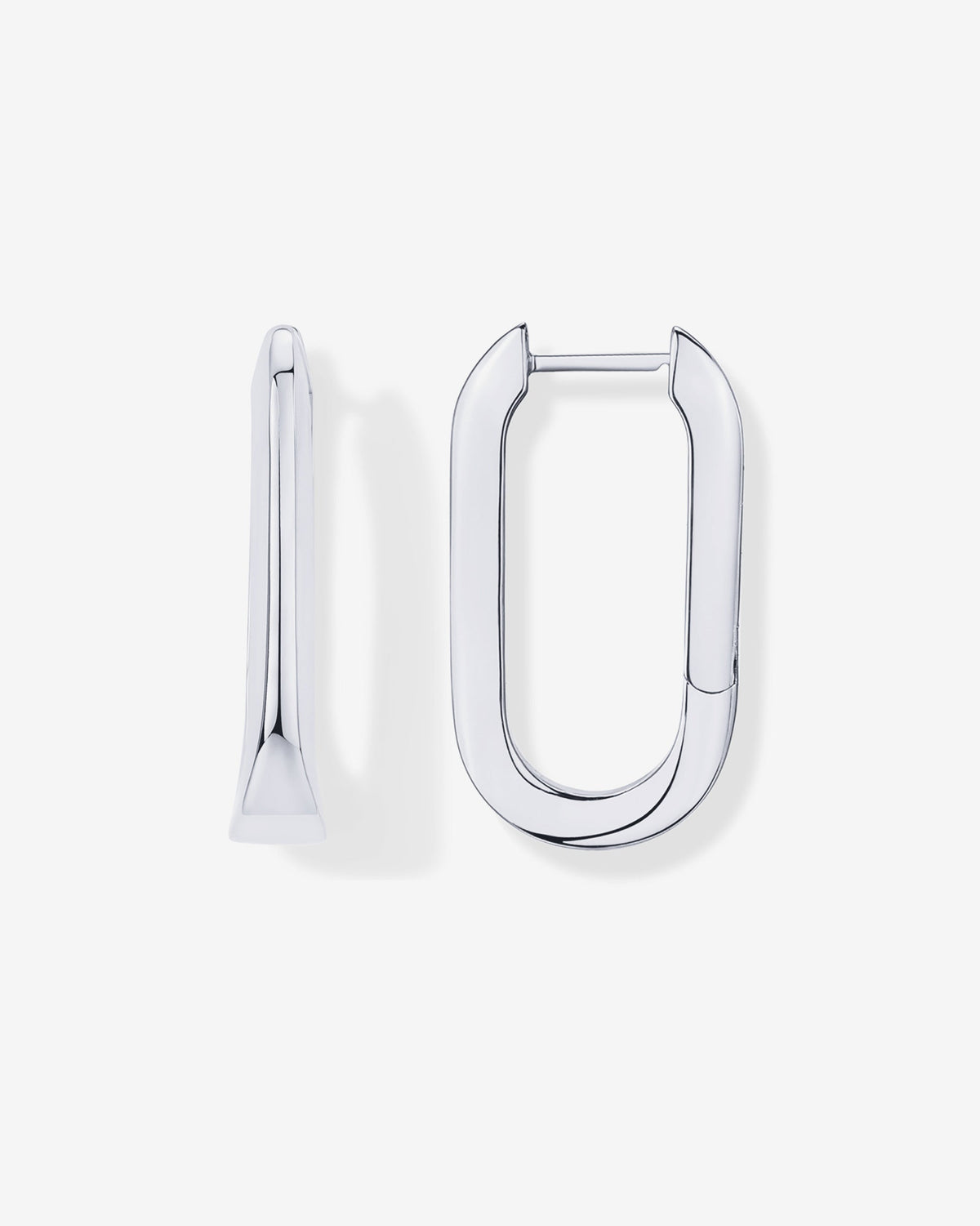 U-Shaped Link HoopEarrings
