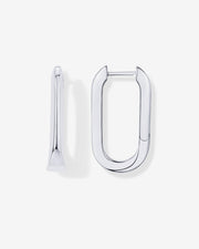 U-Shaped Link HoopEarrings