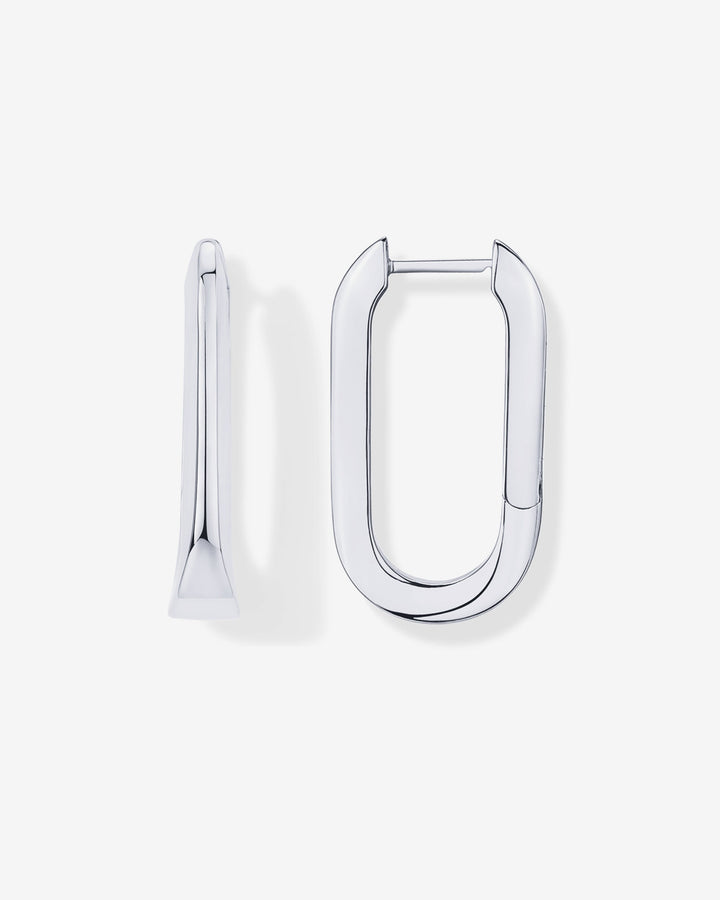 U-Shaped Link HoopEarrings