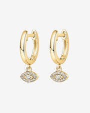 Evil Eye HuggiesEarrings – view 6