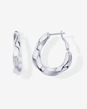 Twisted Chunky HuggiesEarrings – view 2