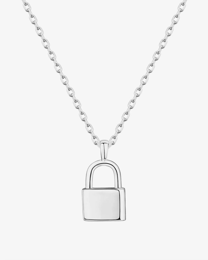 Lock Pendant Necklace – view 2