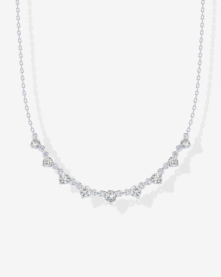 Cubic Zirconia Chain Necklace – view 2