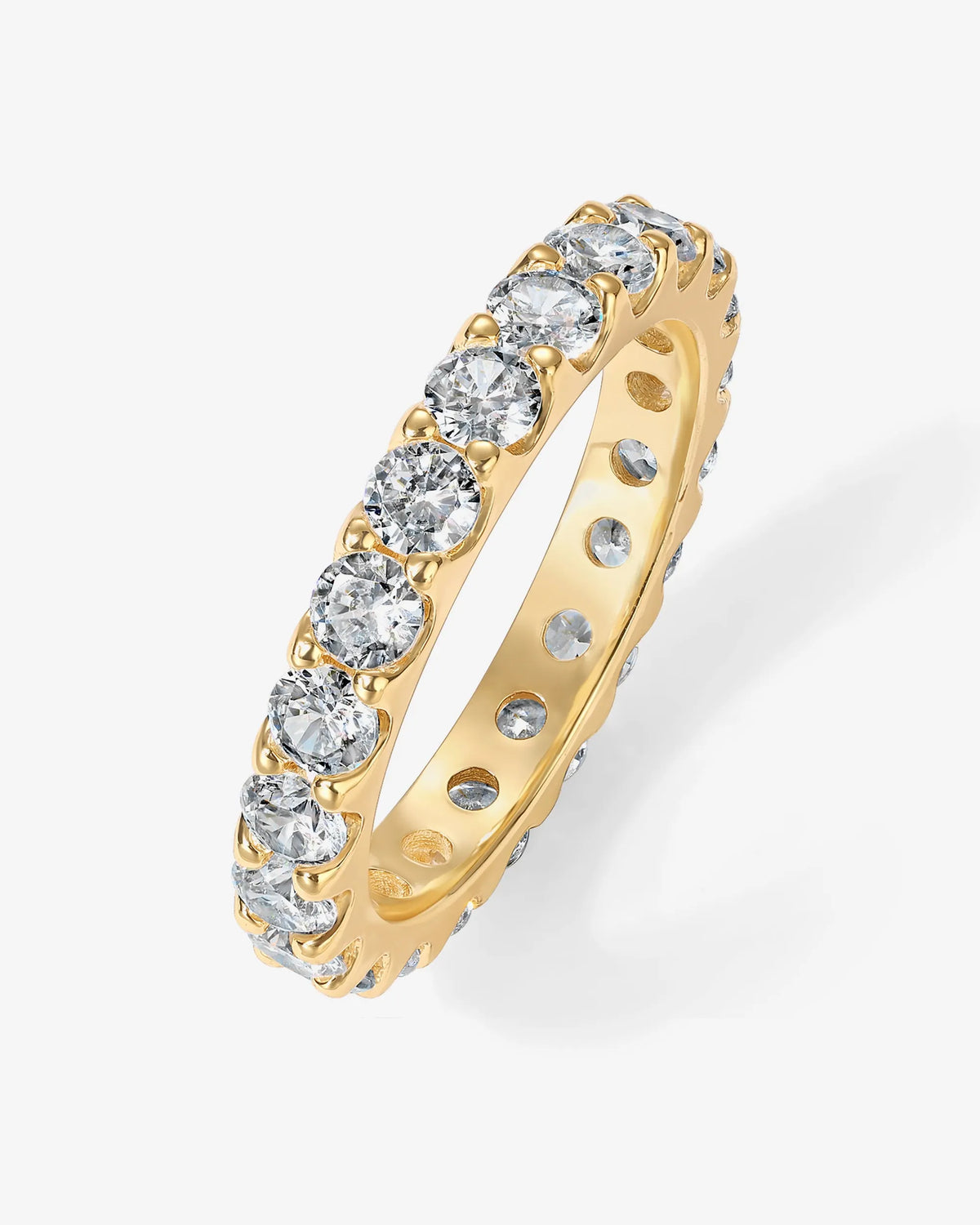 Cubic Zirconia Stackable Eternity Ring