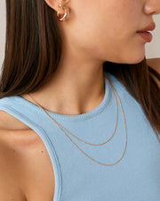 Thin Cable Chain Necklace – view 18