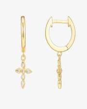 Cross HuggiesEarrings – view 4