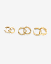 Oasis Huggie Earring Pack – view 3
