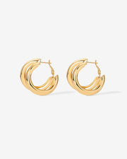 Chunky Double HoopsEarrings – view 8