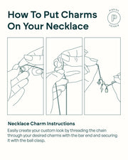 Lock and Key Charm Necklace – view 5