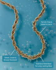 Waterproof Rope Chain Necklace – view 9