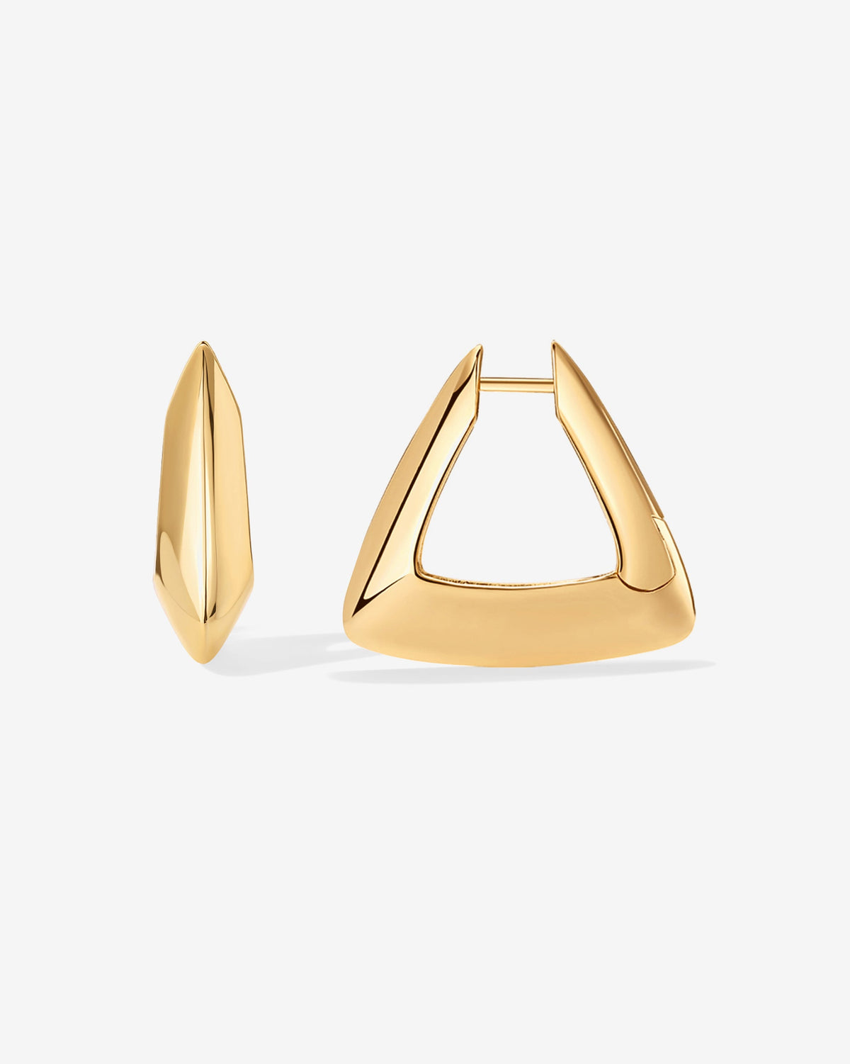 Triangle Geo HoopsEarrings