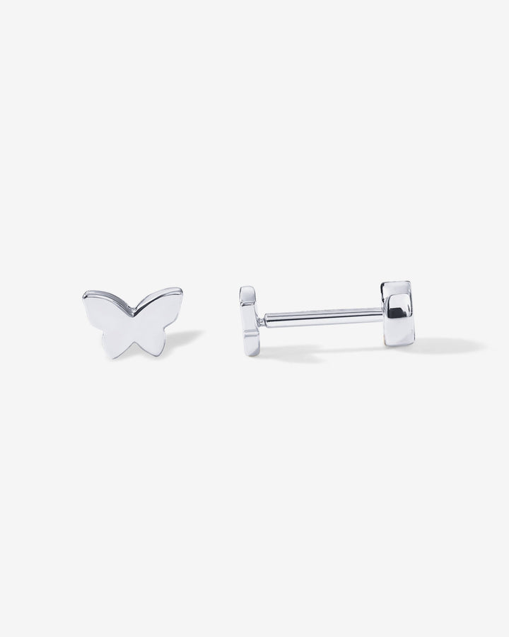 Tiny Butterfly Screw Back StudsEarrings – view 2