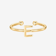 Thin Initial Ring – view 34