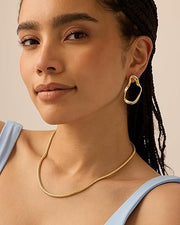 Chunky Snake Chain Necklace – view 6