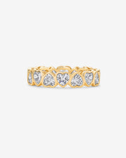 Eternal Heart-Cut Eternity Ring – view 4