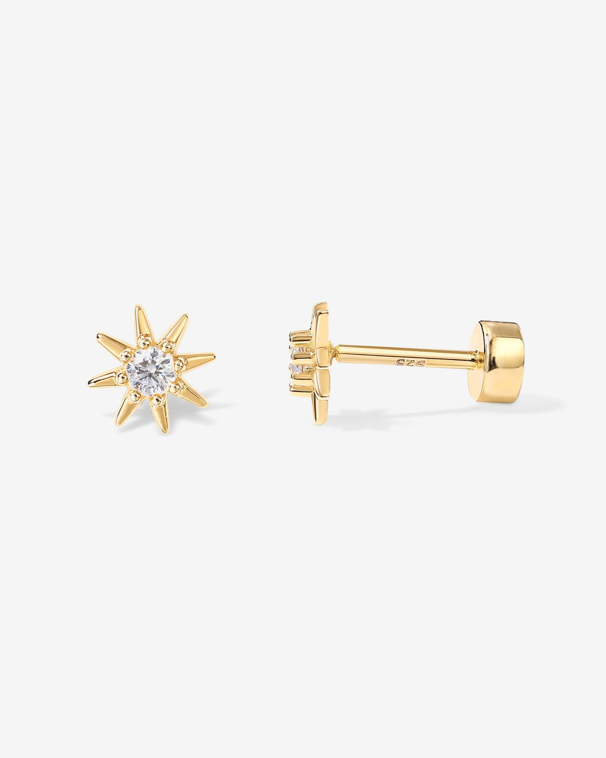 Tiny Star Flat Back StudsEarrings