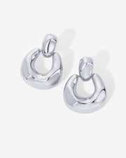 Chunky Dangle Door Knocker Earrings – view 11