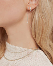 Simulated Diamond Drop Earrings – view 9