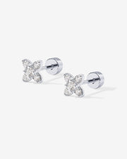 Tiny Flower Screw Back StudEarrings – view 10