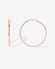 Clasp Back Thin HoopsEarrings – view 17