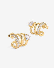 Triple Hoop HuggiesEarrings – view 4