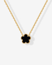 Gemstone Clover Necklace – view 2
