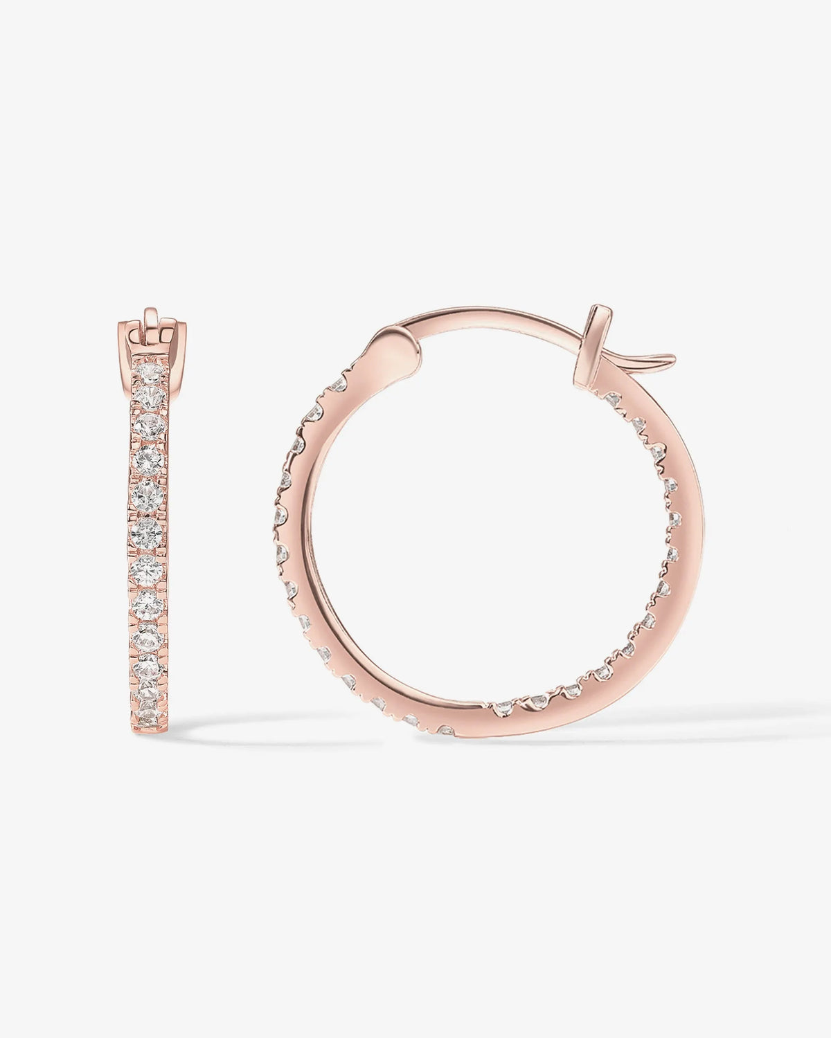Vermeil Slim Inside-Out HoopsEarrings
