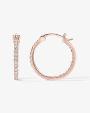 Vermeil Slim Inside-Out HoopsEarrings