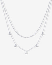 Cubic Zirconia Chain Necklace – view 2