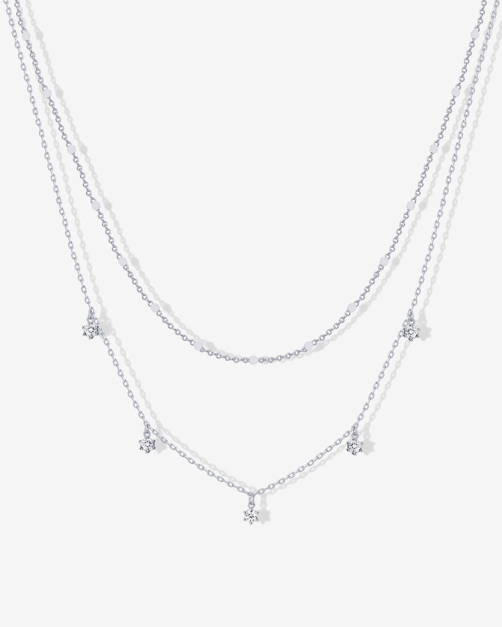 Cubic Zirconia Chain Necklace – view 2