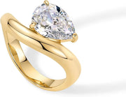 Wavy Promise Ring | Gold – view 4