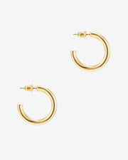 Vermeil Lightweight Hoop (3.5mm)Earrings – view 4