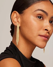 Pyramid Tassel Earrings – view 3