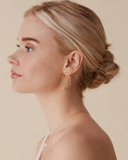 Clasp Back Thin HoopsEarrings – view 80