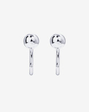 Ball Half Hoop HuggieEarrings – view 16
