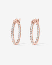 Vermeil Slim Inside-Out HoopsEarrings – view 25