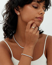 Tennis bracelet | White Gold – view 4
