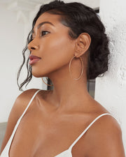 Clasp Back Thin HoopsEarrings – view 85