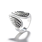 Adjustable Angel Ring in Silver – view 3