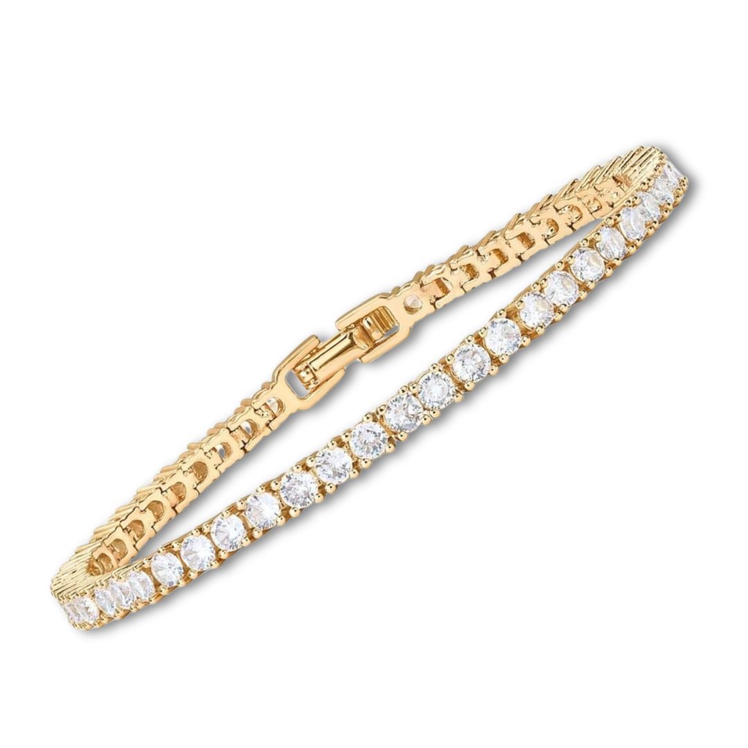 Tennis bracelet | Gold
