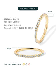 Vermeil Mila Eternity Band – view 5