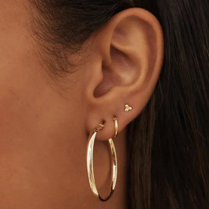 Noa Serane Earrings | Gold – view 2