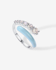 Provence Enamel Open Ring – view 6