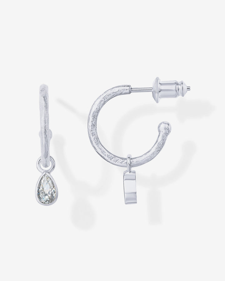 Drop Pear HoopEarrings – view 2