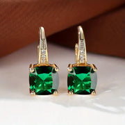 Mystic Stone Hoop Earrings | Gold – view 9